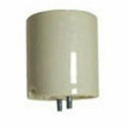 ATRON ELECTRO Atron Socket, 250 V, 660 W, Porcelain Housing Material, White LA967